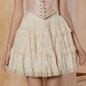Lacemade Cream Cake Skirt